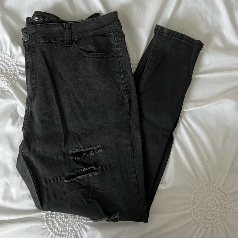 Black Slinny Jeans Plus Size